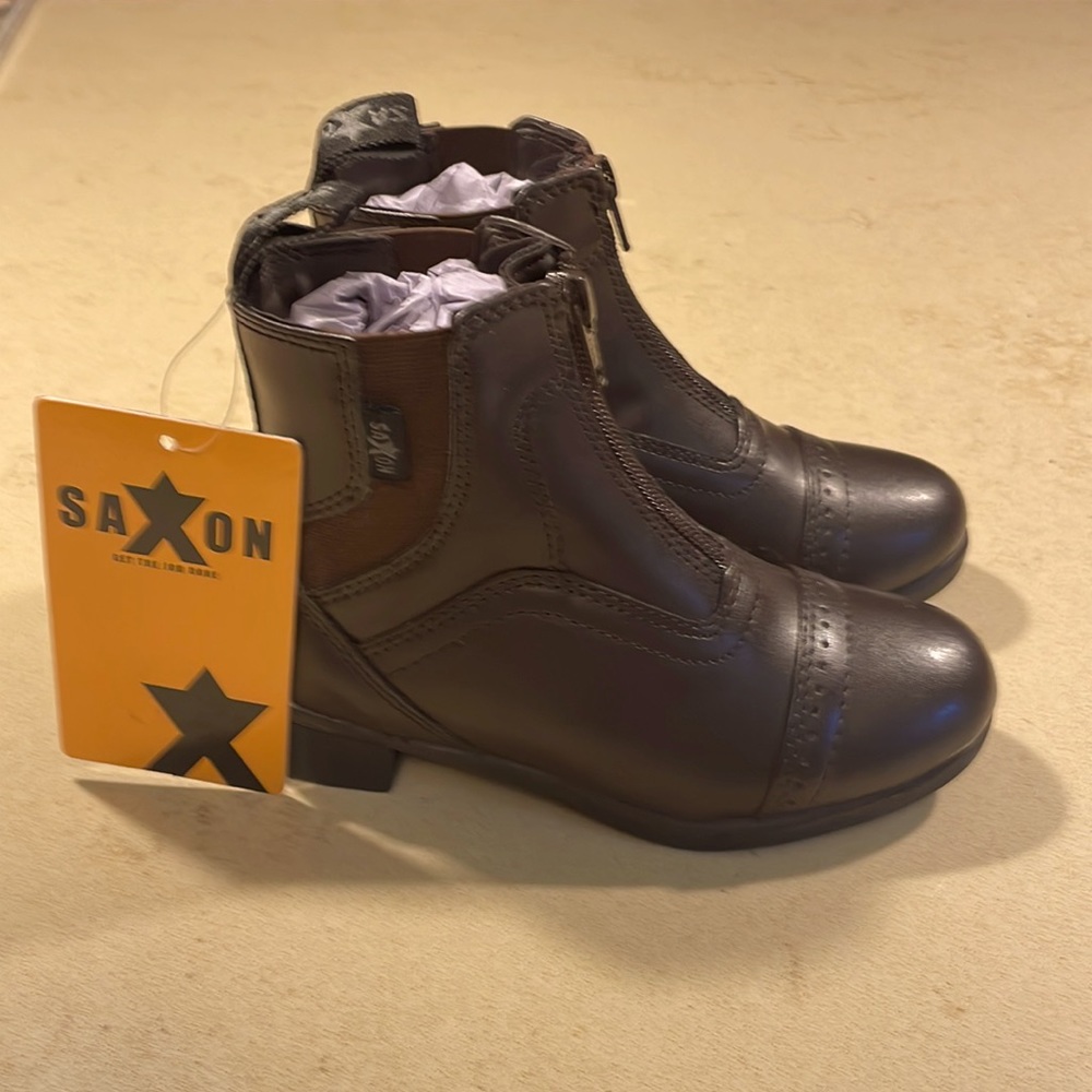 Saxon girls horse riding boots